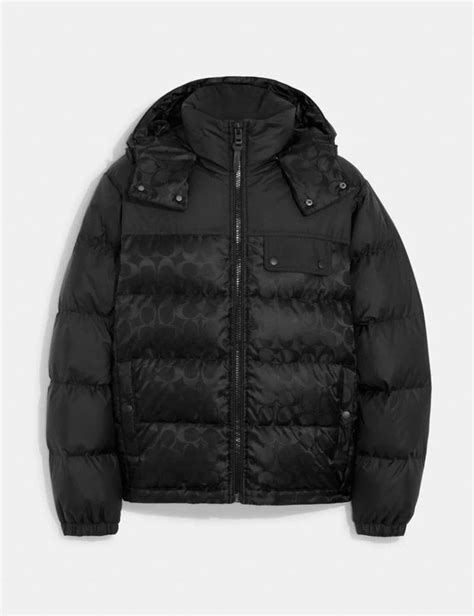 hooded coach jacket wholesale|coach puffer jacket.